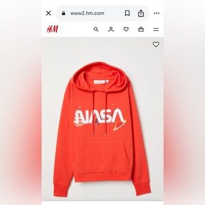 Orange NASA Hoodie